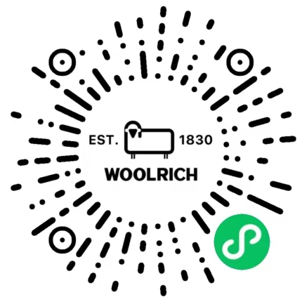 WOOLRICH 小程序码，展示时附有已下线标签